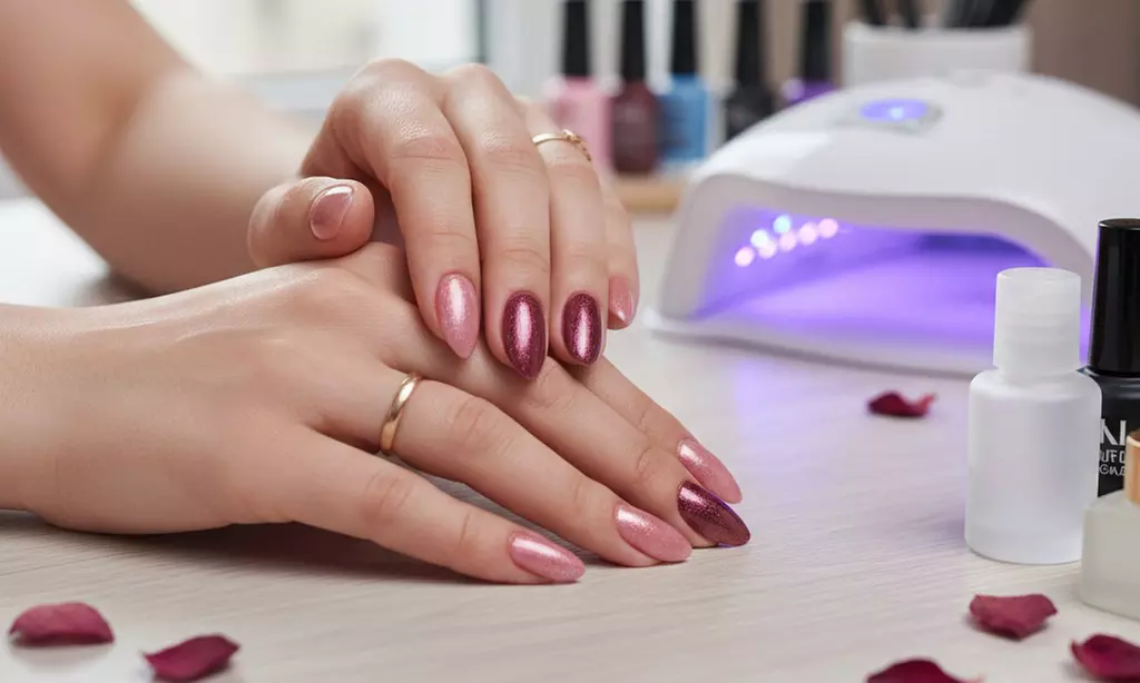 Glass Shine Gel Manicure & Pedicure for Long-Lasting Beauty