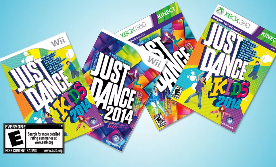 Just Dance 2014 and Just Dance Kids 2014 Bundle ﻿for Wii U, Xbox 360, or Wii. Free Shipping and Returns.  - Primary Image