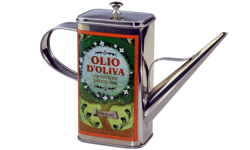 Image 5: Stainless Steel Olive Oil Can