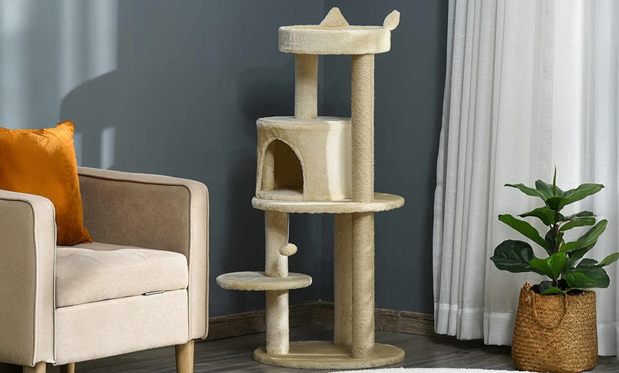 Image 1: Pawhut Cat Tree