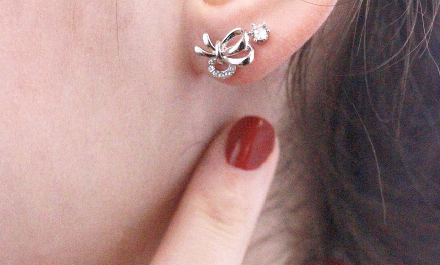 Image 1: Posie Stud Earrings