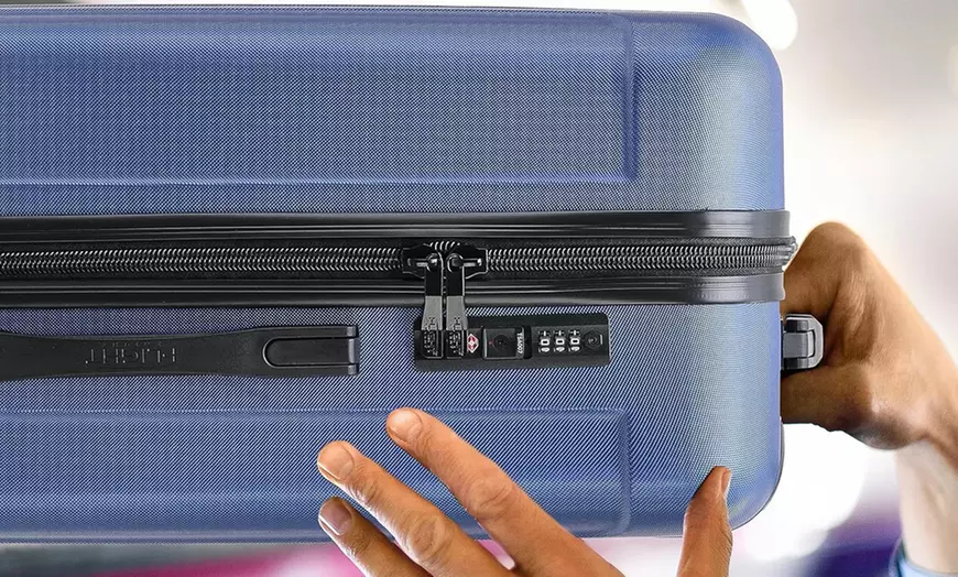 Image 6: 8 Wheel Premium Travel Suitcase TSA Lock Highly Durable 100+ Airline Approved