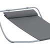 Image 6: Outsunny Lounger Rocking Bed