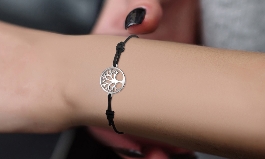 Image 9: Pulsera en tonos plateados de SC Crystal