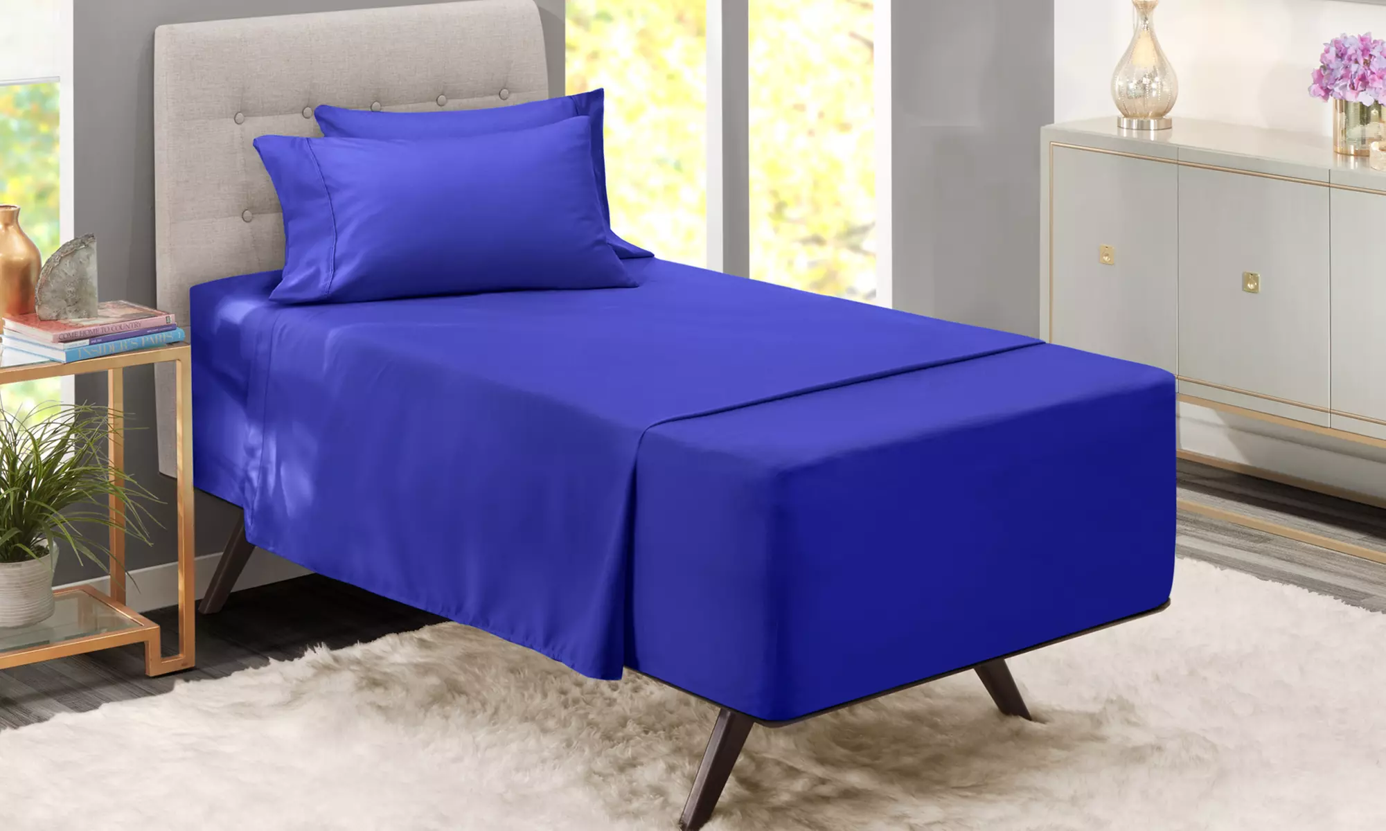 Nestl Extra Deep Pocket Sheets - 18-24 Inch Fitted Bed Sheet Set - 6 Piece