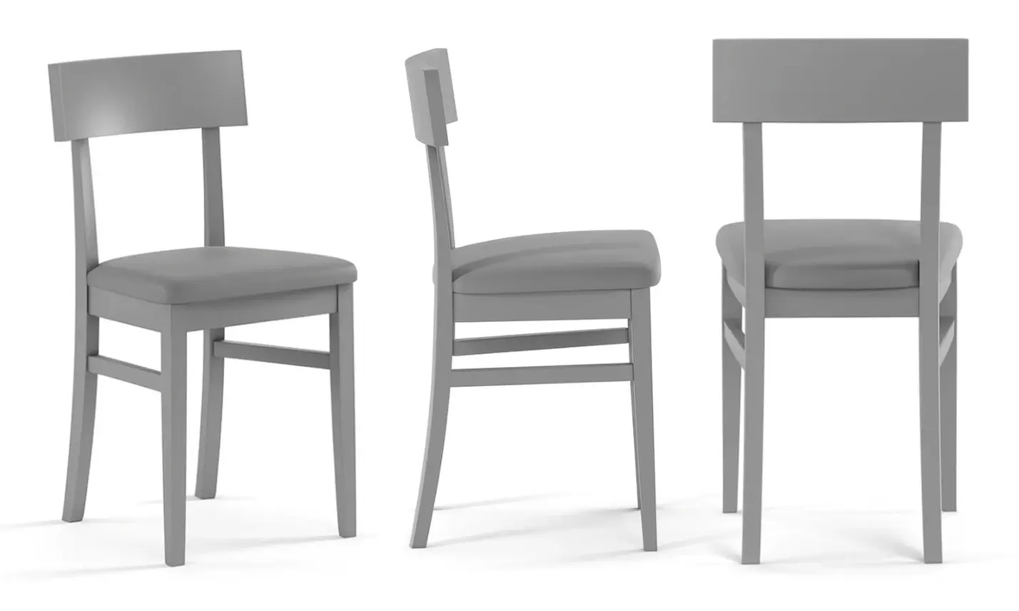 Set di 2 sedie Zaira Made in Italy