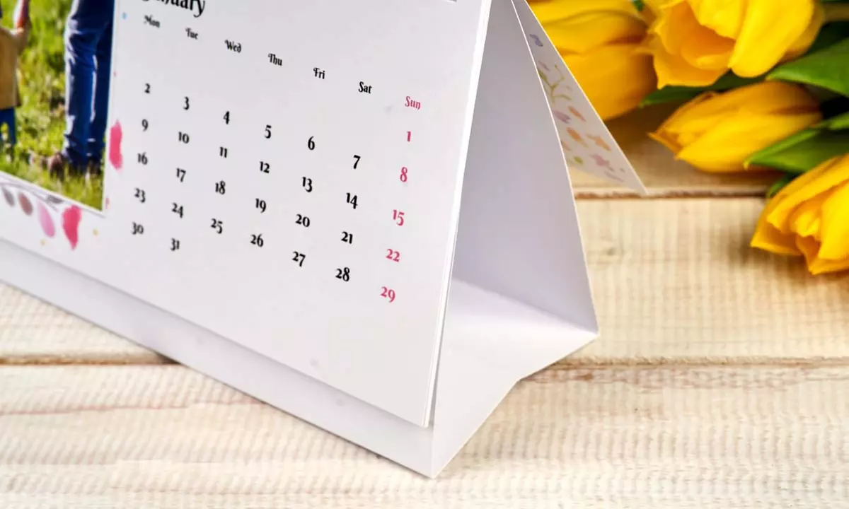One, Two, Three, Five, or Ten Desk Calendars from Colorland