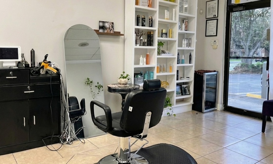 Image 10: Haircut & Blow-Dry with Color or Highlights Makeover