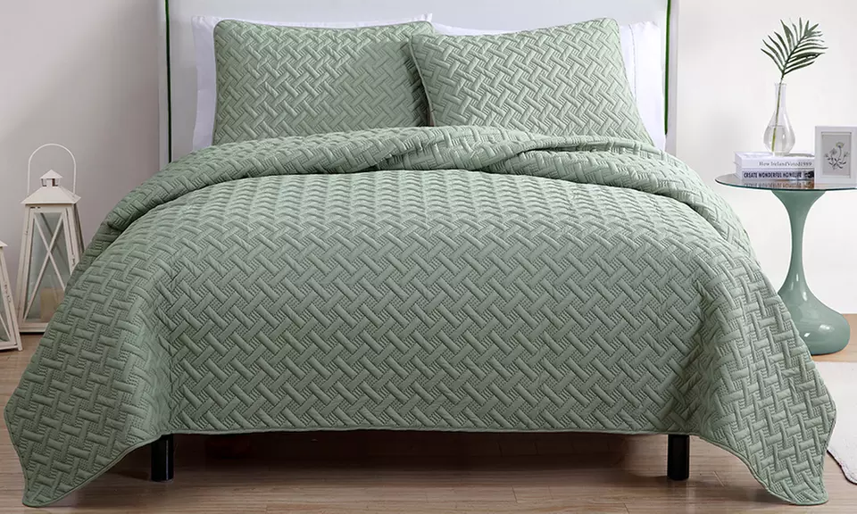 Nina Embossed Quilt Set (2- or 3-Piece) - Primary Image