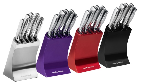 Morphy shops richards accents knife block