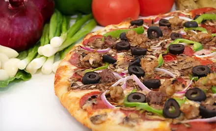 $10 for $20 Worth of Pizza, Pasta, and Sandwiches at Cheezer’s Gourmet Pizza - Primary Image