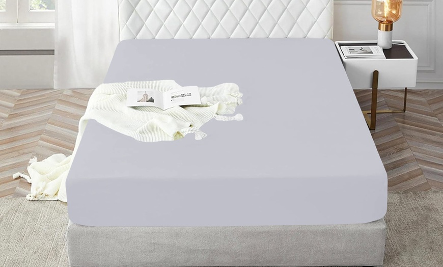 Image 11: Sábana bajera con esquinas