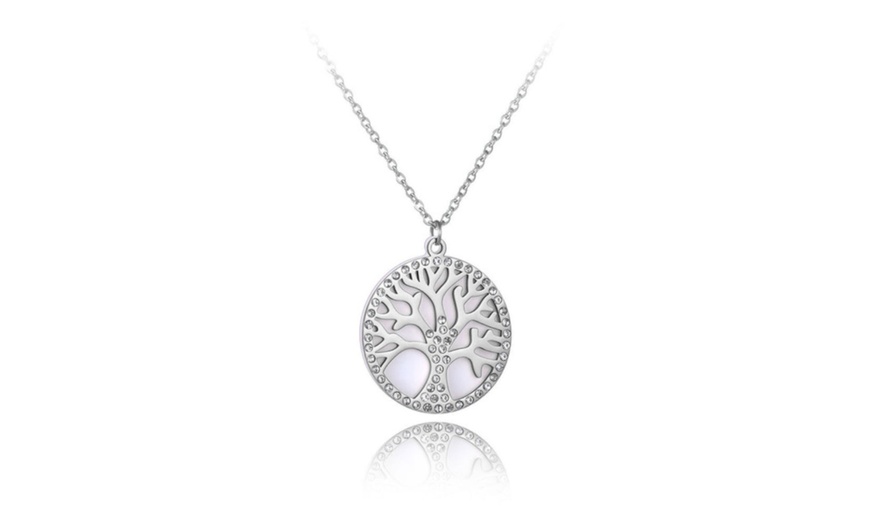 Image 10: Eira Wen Tree of Life Charm Jewellery Made with Swarovski® Crystals