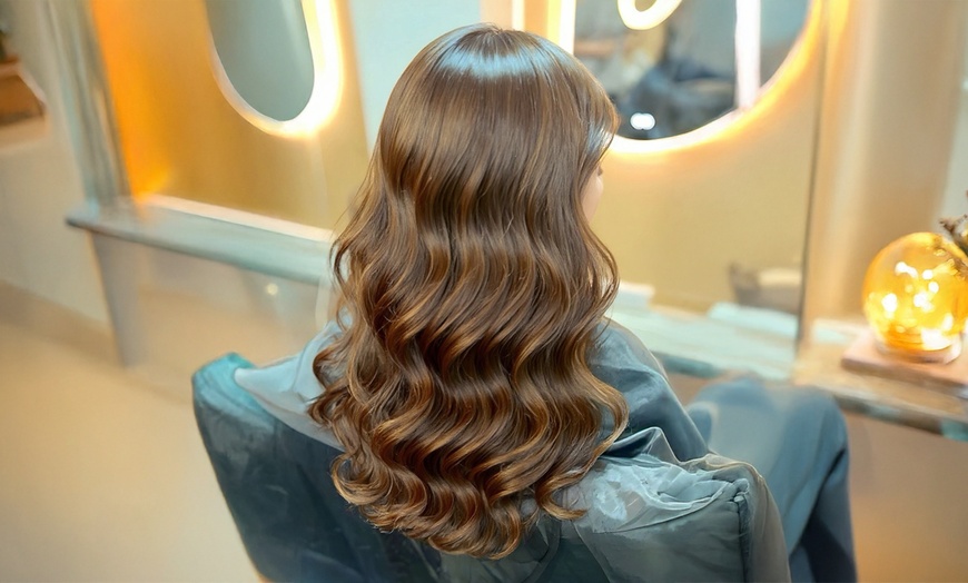 Image 6: Full Highlights or Balayage, Partial Highlights or Full Color +Olaplex