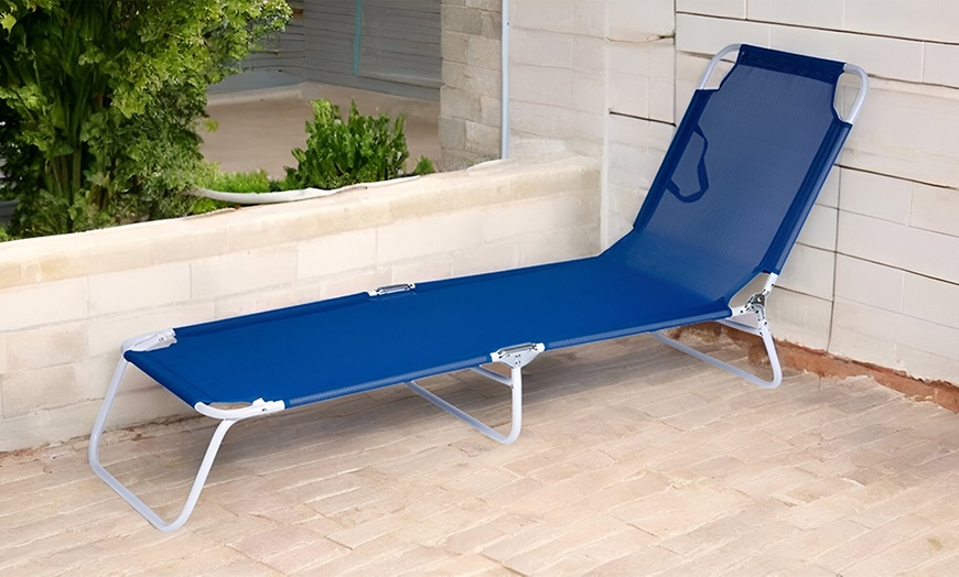 Image 7: Tragbare, klappbare Sonnenliege