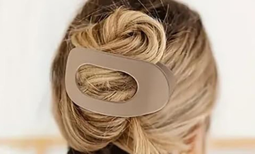 Image 3: Four Piece Flat Claw Clips
