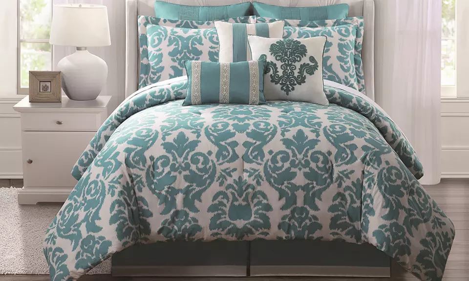 Assorted Cotton Comforter Set (9-Piece) - Second Medium