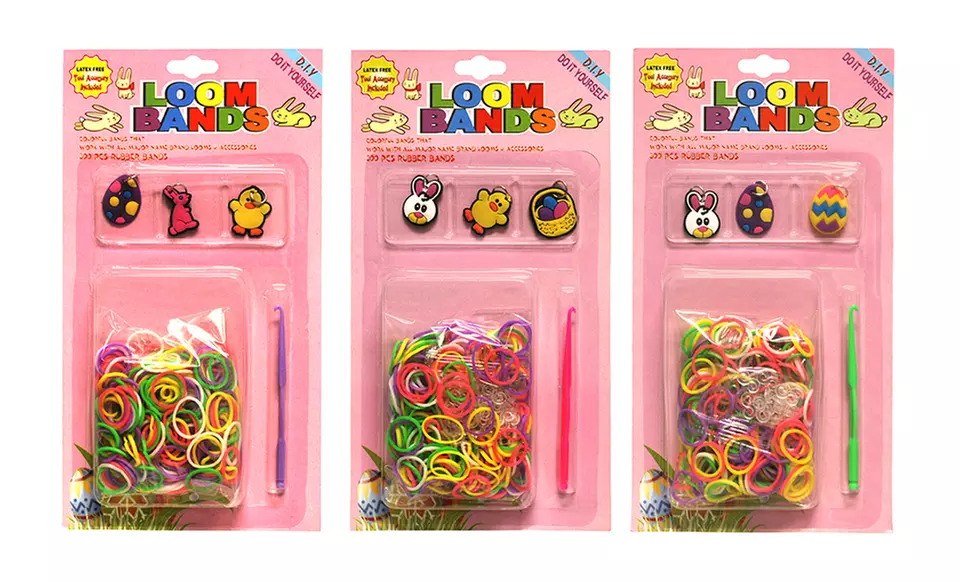 Easter-Themed Loom Bands Accessories Kit 2-Pack. Free Returns. - Second Medium