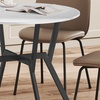 Image 12: Small Kitchen Table with Black Steel Legs, Dining Table