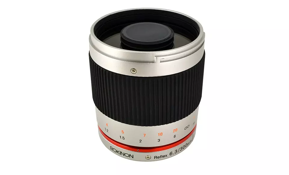 Rokinon 300mm f/6.3 Mirror Camera Lens in Black or Silver. Multiple Options Available. Free Returns. - Second Medium
