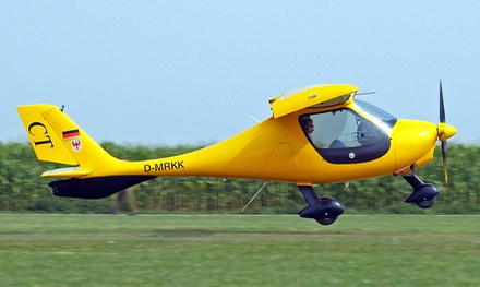 25 Min. im Ultraleichtflieger selbst fliegen mit Fluglehrer inkl. Briefing - Startbahnzwo6