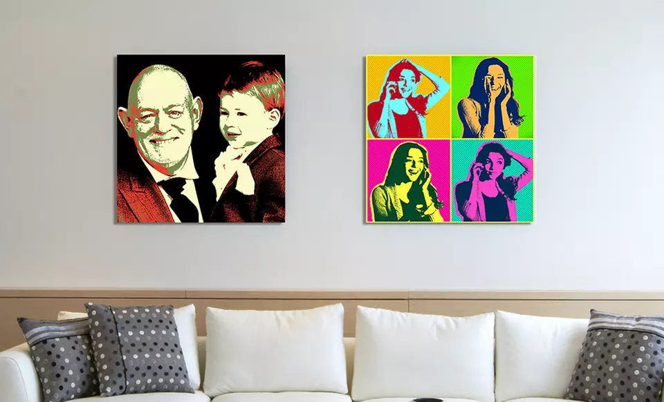 Personalized Pop Art Photo on Canvas from CanvasChamp - Primary Image