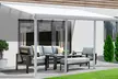 Home Deluxe Terrassenüberdachung SOLIS in Weiß oder Grau und in der Größe nach Wahl - Second Medium