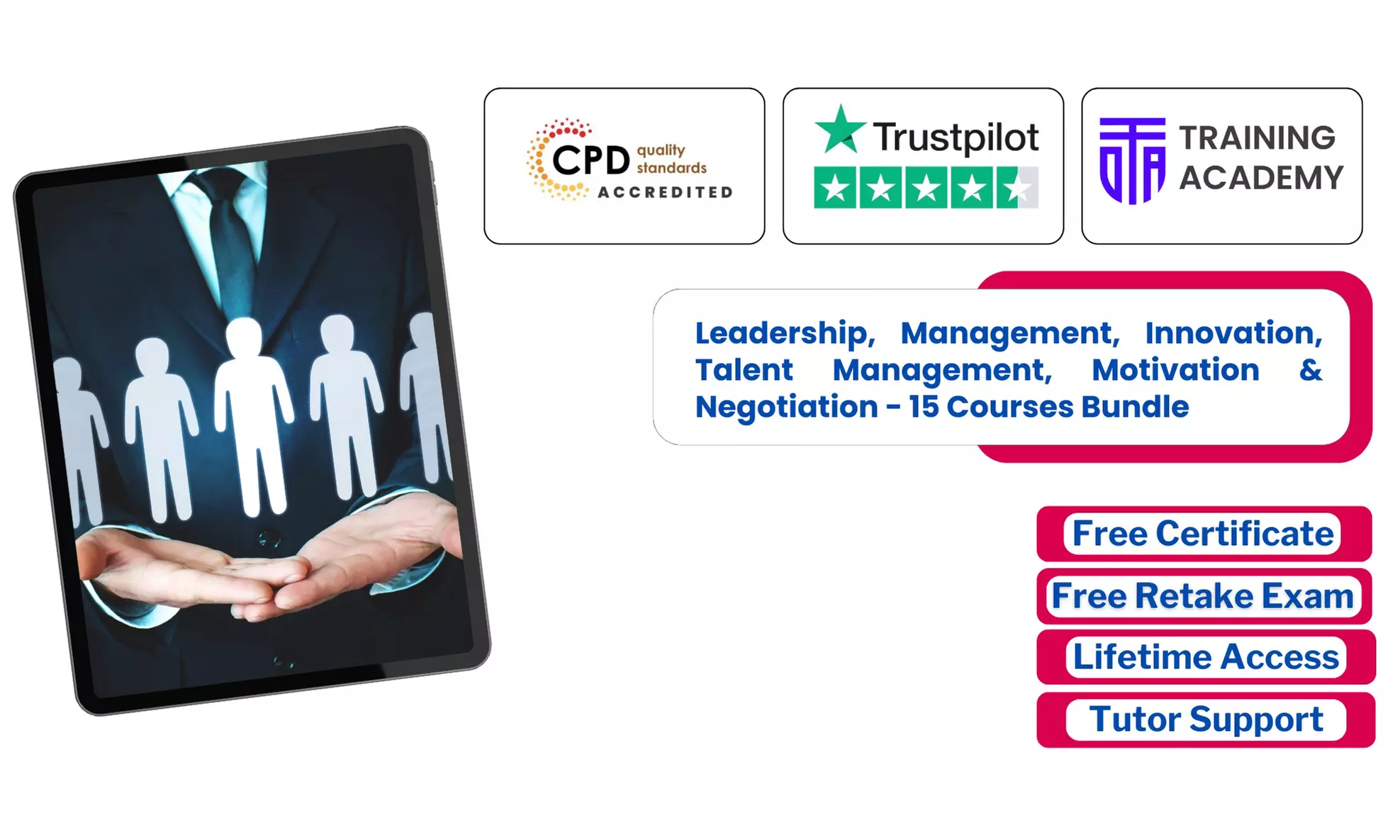 Leadership & Management – 15 Online Courses OR Lifetime Membership to 2000+ Courses (Up to 58% Off) - Primary Image