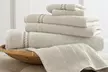 6-Piece Embroidered 100% Egyptian-Cotton Towel Set - Second Medium