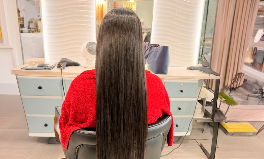 Image 2: Achieve Smooth, Frizz-Free Hair with a Keratin Treatment and Haircut