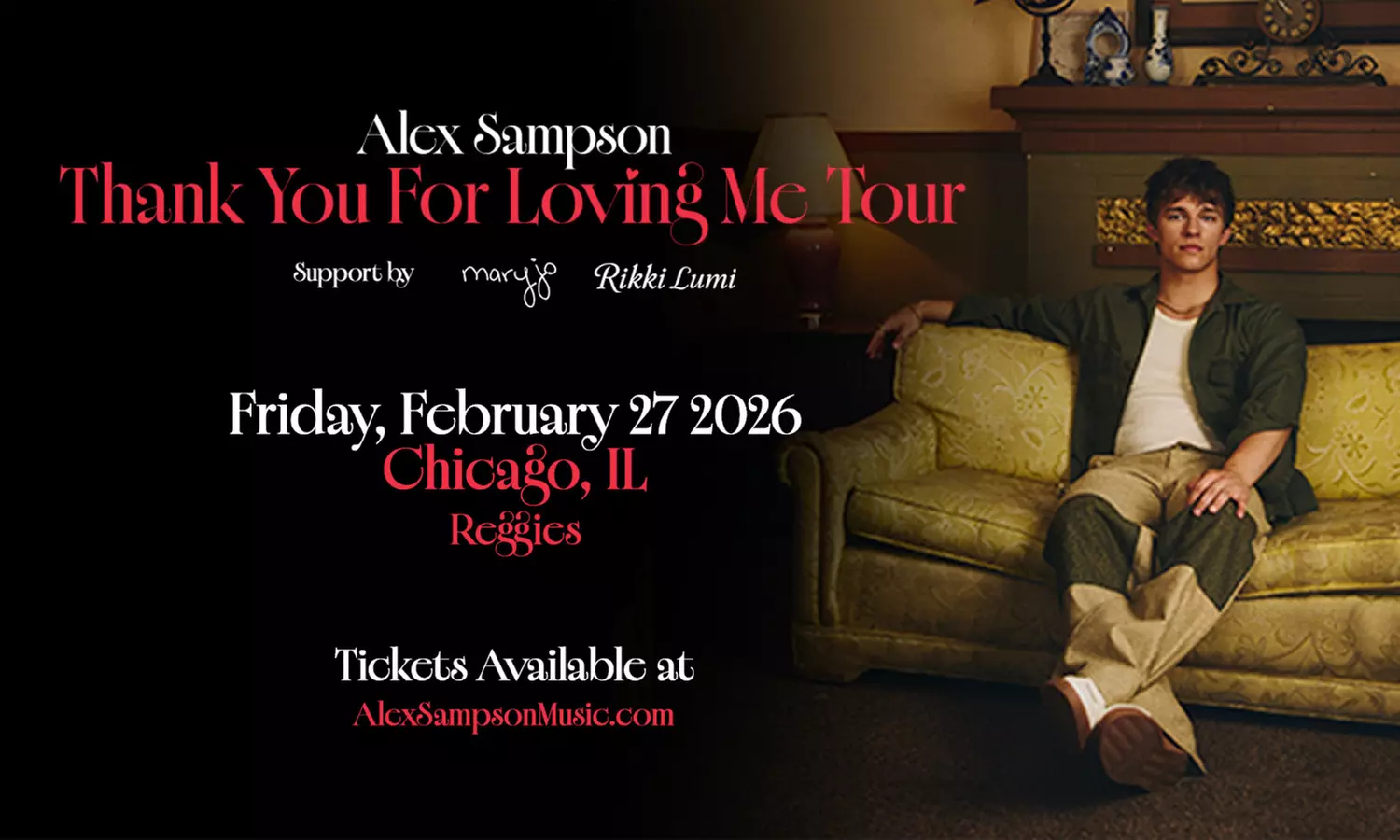 Alex Sampson with maryjo and Rikki Lumi on February 27 at 7 PM