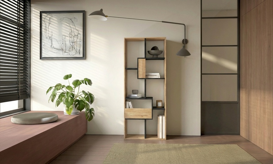 Image 34: Multi-Position Designer Bookcase