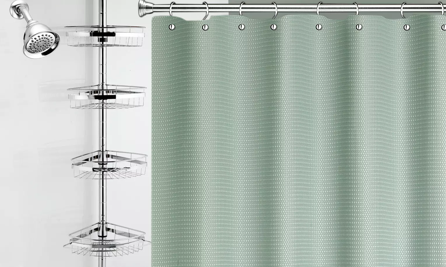 4-Tier Tension Shower Caddy - Primary Image
