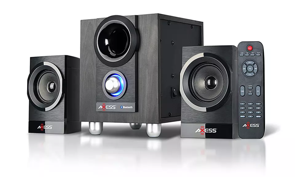 Axess 2.1-Channel Bluetooth Mini Entertainment Systems - Second Medium