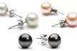 Set of 2 8mm Pearl Stud Earrings - Second Medium
