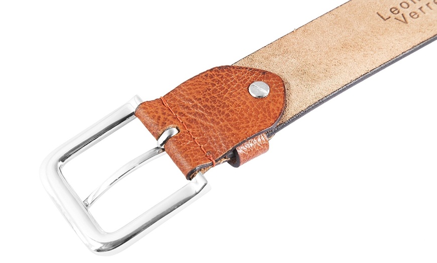Image 16: Leonardo Verrelli leren riem