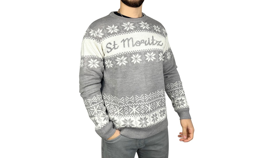 Image 8: Unisex-Pullover mit weihnachtlichem Motiv