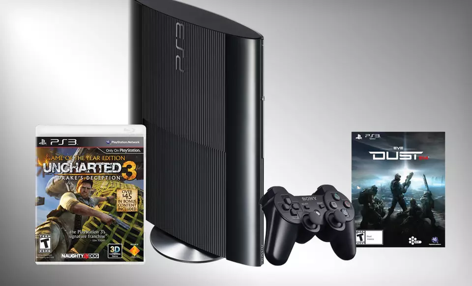 $269.99 for a PlayStation 3 with an Uncharted 3 and Starhawk Game Bundle ($330 List Price). Free Shipping. - Second Medium