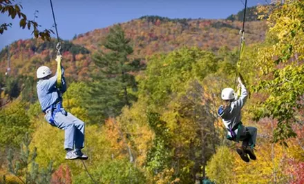 $93 for a Two-Hour Zipline Tour for Two with Photos from Red River Gorge Zipline in Natural Bridge ($209.98 Value) - Primary Image