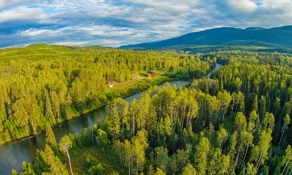 1-Night Stay for Up to Two with All Meals and Drinks at Bear Claw Lodge in Kispiox, BC. Combine up to Three Nights. - Primary Image