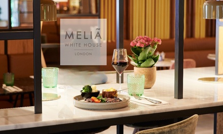 For 2: Ribeye Steak & Glass of 175ml wine each - Meliá White House