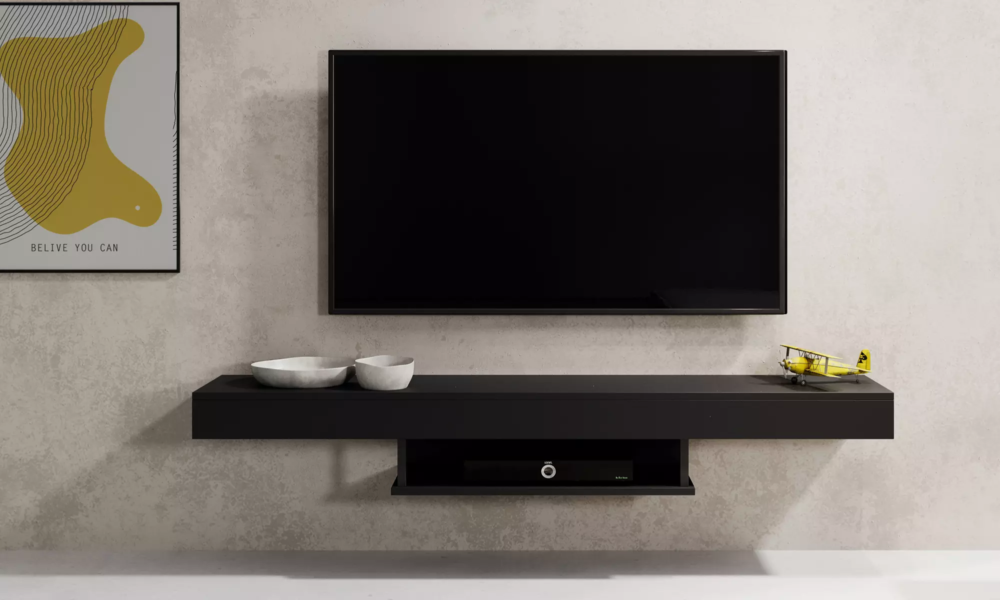 Modern tv-meubel met matte afwerking
