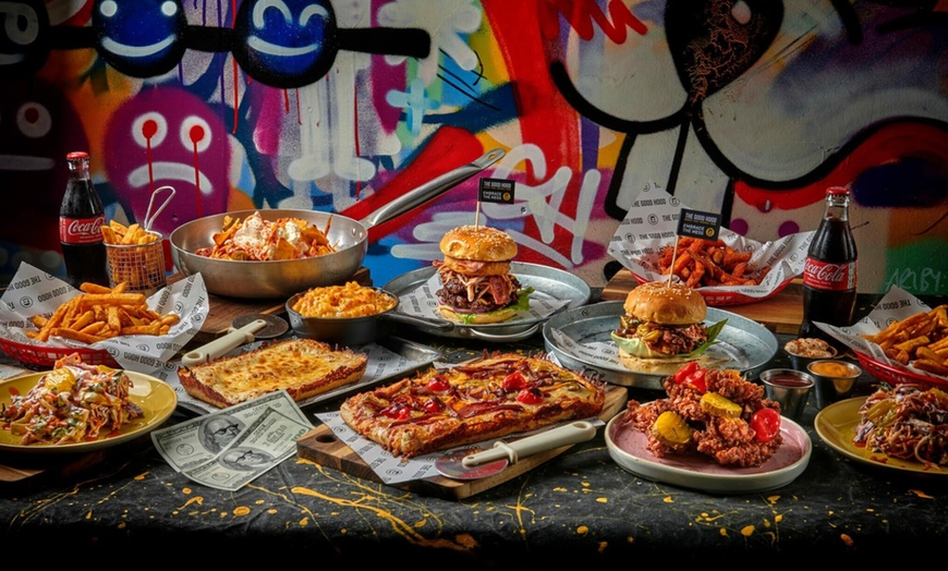 Image 1: Burger & Fries Combo for 1, 2, or 4 – Grab a Bite or Feast Together