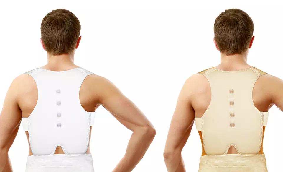 Padded Back and Shoulder Magnetic Posture Support - Primary Image