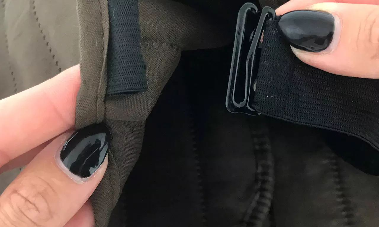 Gesteppter Sofaschoner