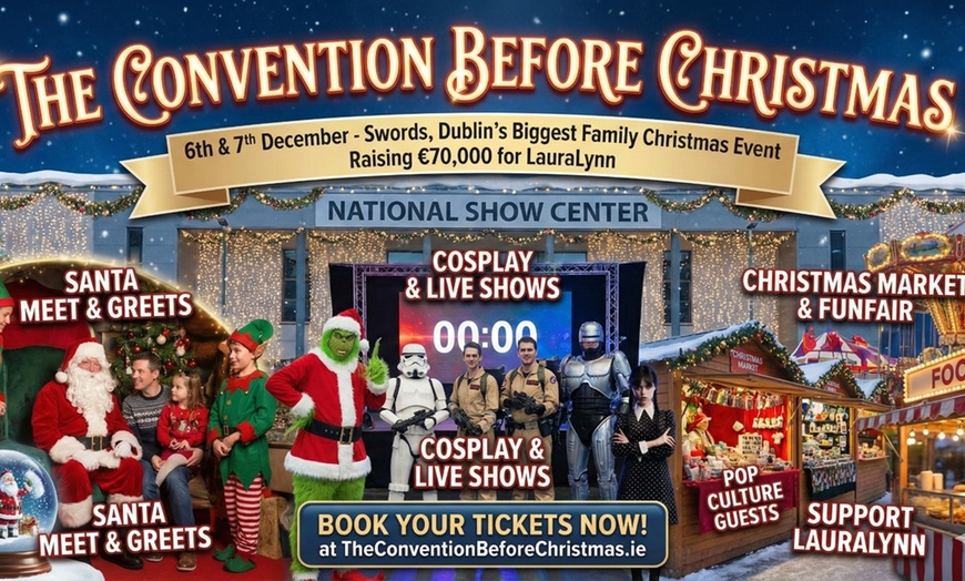 Image 1: One Child, Adult, or Family Ticket to The Convention Before Christmas
