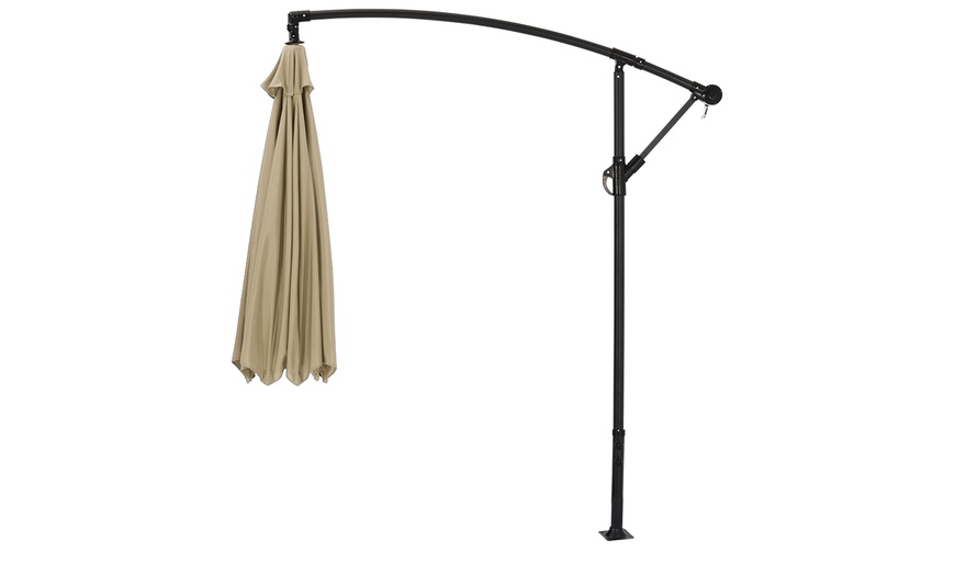 Image 5: Outdoor 3M Large Cantilever Parasol