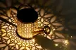 Waterproof Copper Solar Twinkle Light Watering Can Hanging Kettle Lantern Light - Second Medium