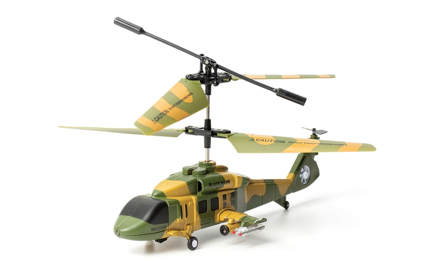 Image 3: RED5 Remote Control Military Helicopter