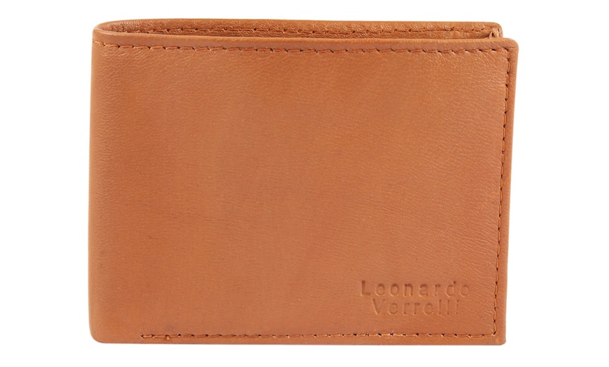 Image 15: Coffret cadeau en cuir Leonardo Verrelli